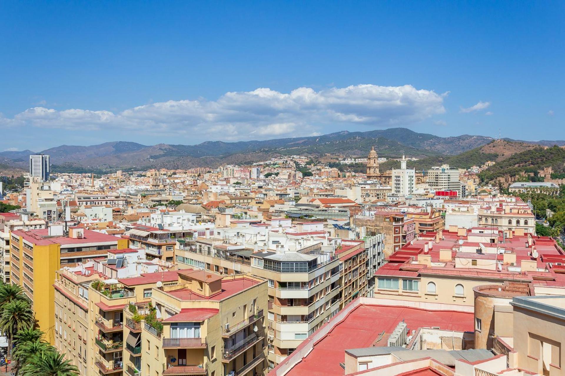 Apt Alameda De Colon Solo Familias Málaga Dış mekan fotoğraf